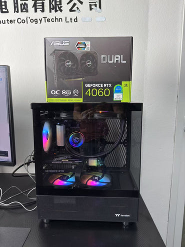 มือสอง 34 นิ้ว 4K LG Core i5-14400F Ten-core Corsair 32GB DDR5 WD 1TB Gigabyte B760M 4060 (8GB) คอมพิวเตอร์เกมมิ่ง AI สด ประเทศไทย ชุดเต็ม