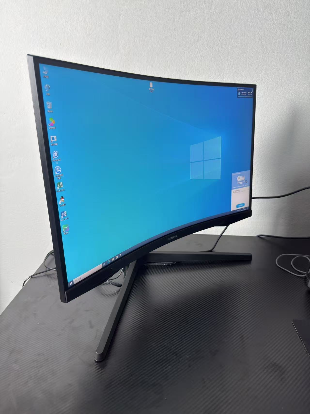 Second-hand Samsung 27" Odyssey G5 curved gaming monitor (165Hz) purchased in January 2025 Thailand monitor 