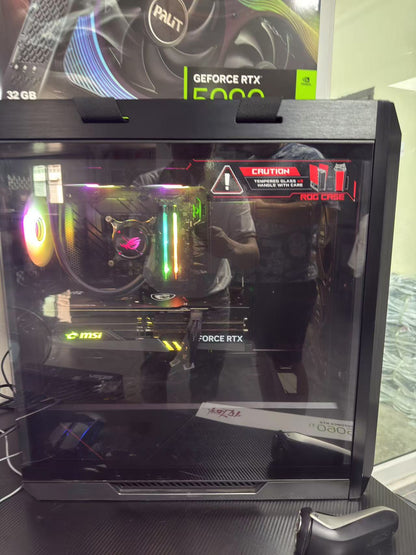 Second-hand quasi-new machine 32-inch 4K 165HZ ASUS ROG 13th generation i9-13900KF 24-core Z790 2TB ASUS ROG 4090 24GB