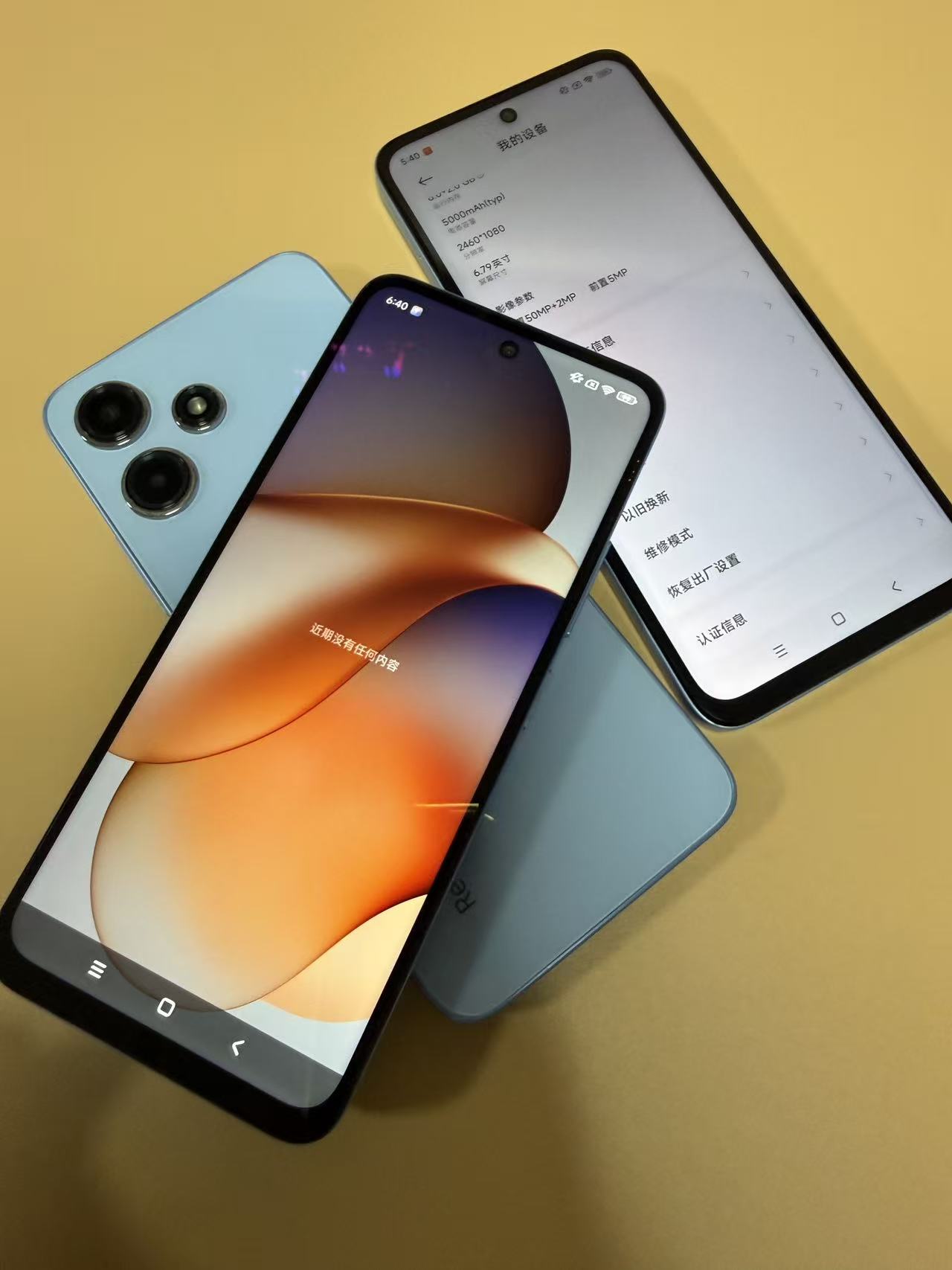 Xiaomi Redmi Note 12R (8GB/128GB) - 4 units available, 2500 Thai Baht each.