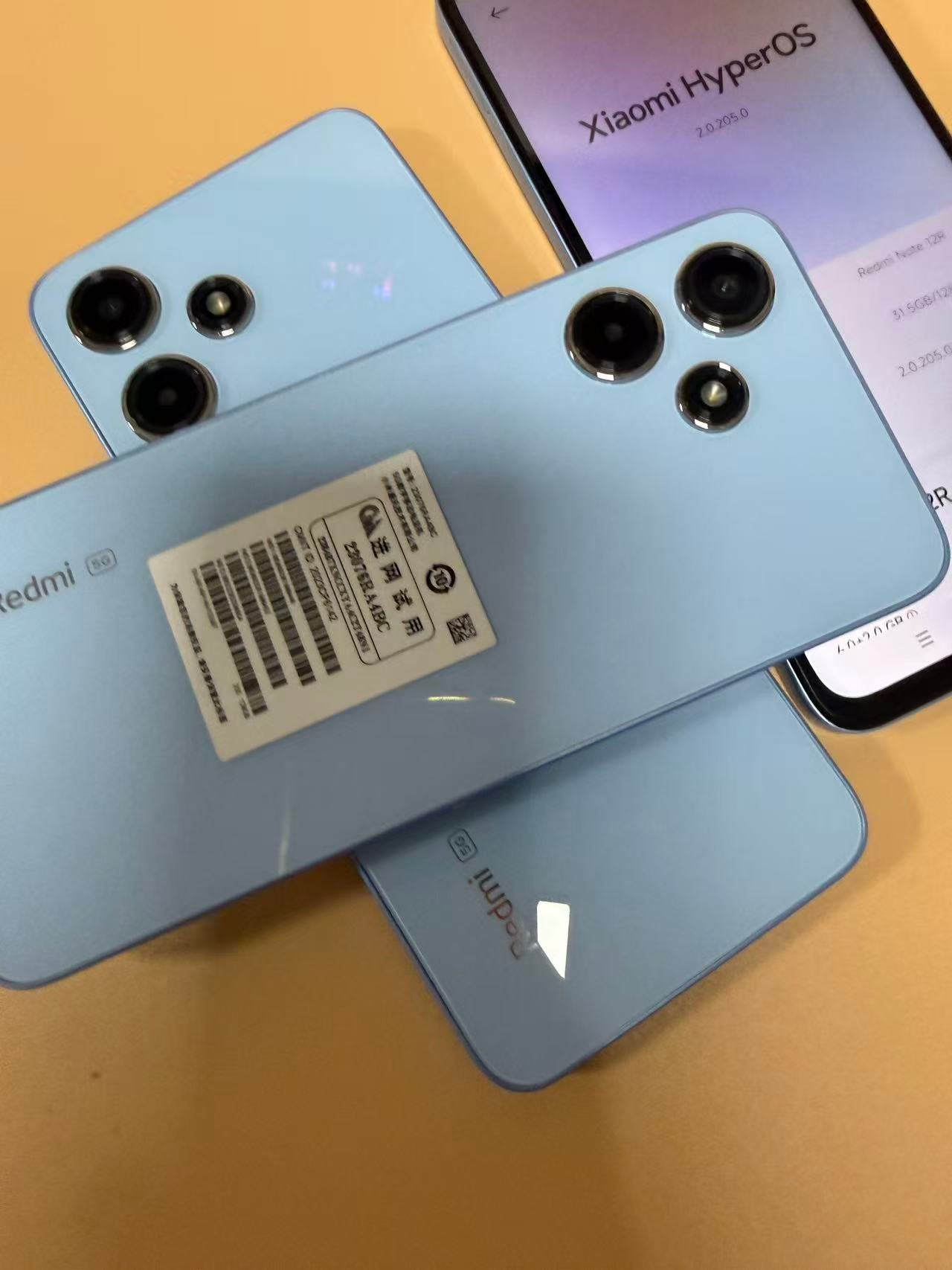 Xiaomi Redmi Note 12R (8GB/128GB) - 4 units available, 2500 Thai Baht each.