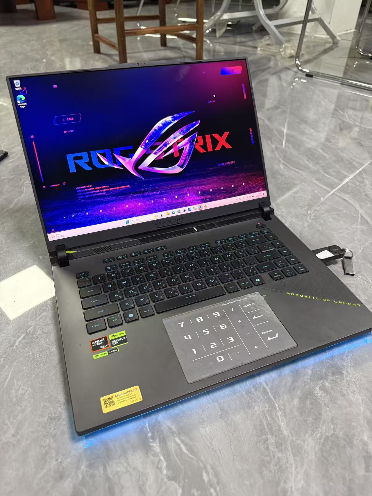 华硕ROG【泰国独家】魔霸9 锐龙9 16英寸 游戏本笔记本电脑(R9 9955HX 16G 1T RTX5060 2.5K 240Hz)
