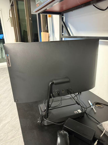 Nearly new Lenovo Xiaoxin 24 all-in-one laptop, Intel Core Ryzen 5 7530U, 8GB DDR4 3200M RAM, 512GB storage, 23.8-inch, black.