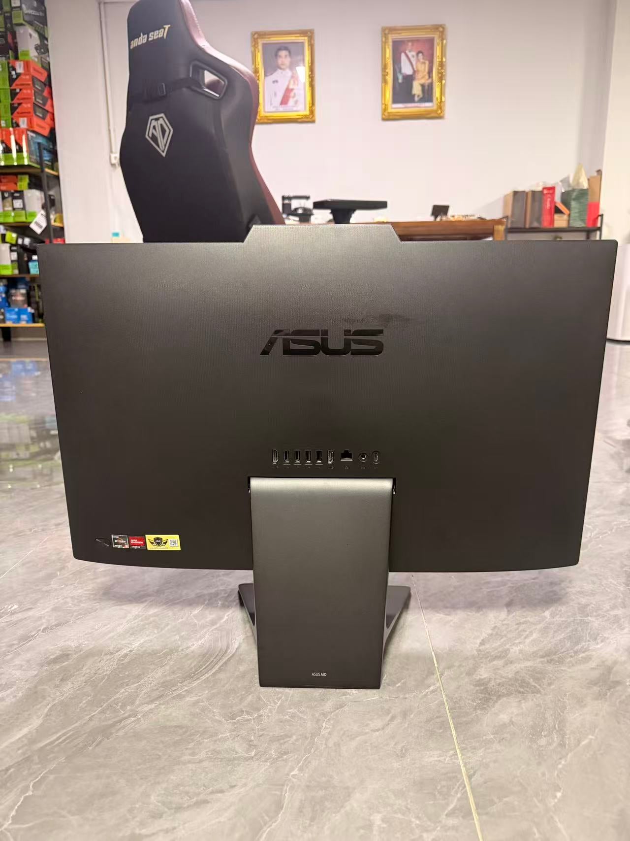 ASUS M3702WFA 27英寸一体机电脑 Ryzen 5 7520U 16GB LPDDR5 5500MHz 512GB NVMe SSD IPS高清大屏 WiFi6 蓝牙 内置摄像头 Win11 二手准新机