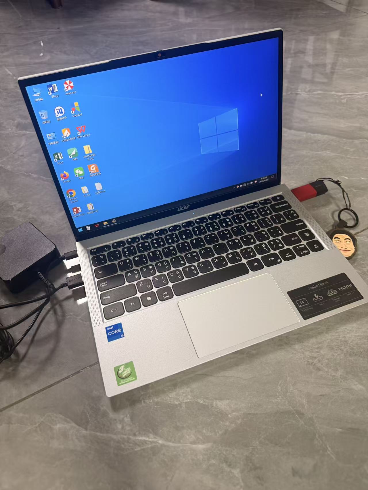 泰国二手准新笔记本电脑 Acer Aspire Lite 14 AL14-51M｜Intel i5-1235U｜16GB DDR5｜512GB SSD｜14英寸轻薄商务本