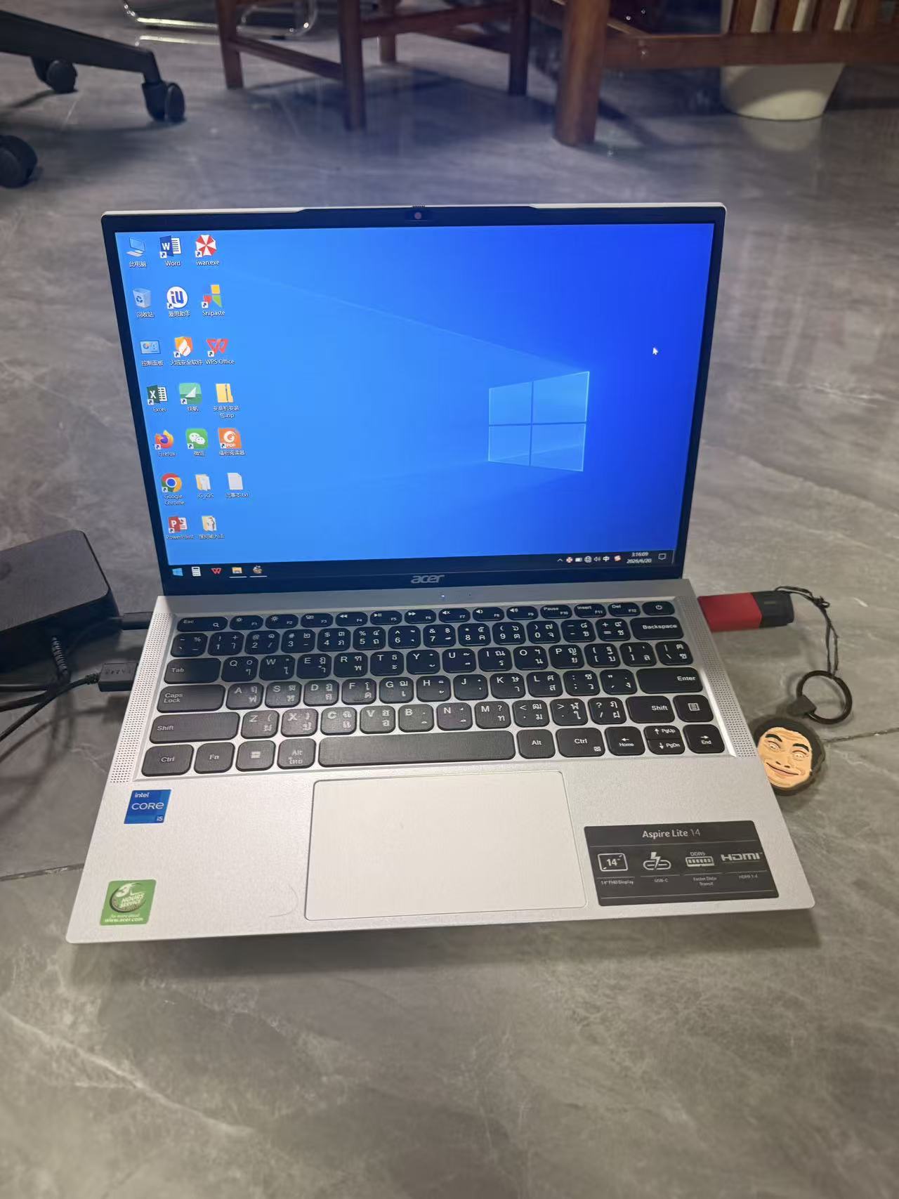 泰国二手准新笔记本电脑 Acer Aspire Lite 14 AL14-51M｜Intel i5-1235U｜16GB DDR5｜512GB SSD｜14英寸轻薄商务本