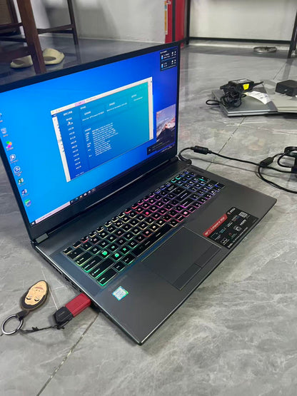 泰国二手游戏笔记本 MSI GP75 Leopard 9SE｜i7-9750H｜16GB DDR4｜512GB SSD｜RTX2060 6GB｜17.3英寸电竞屏