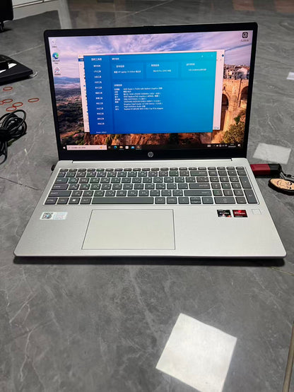 泰国准新惠普HP 15.6英寸笔记本电脑 AMD Ryzen 5 7520U 四核8线程 16G LPDDR5 5500MHz 512G SSD Radeon显卡 中文系统 支持出租