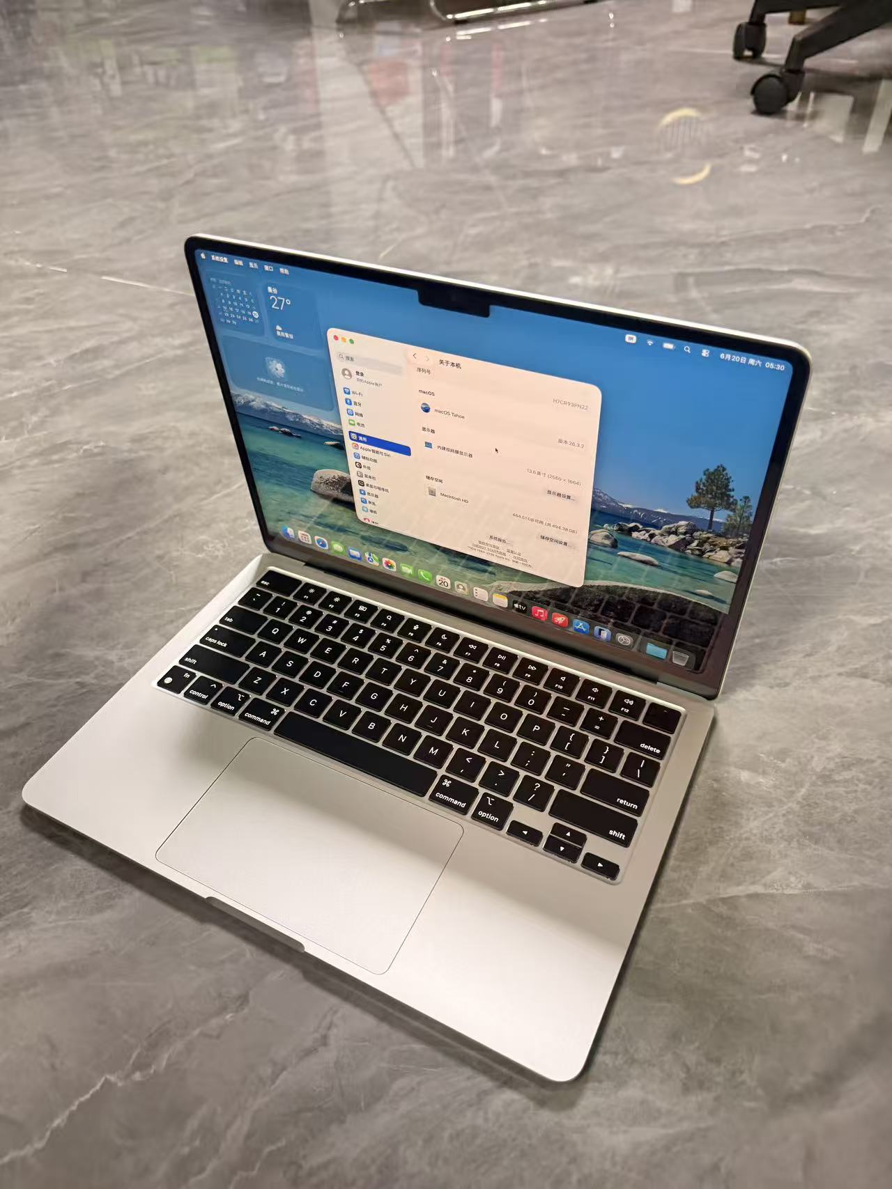 准新机苹果 Apple MacBook Air 13 2024 M3 24GB 512GB SSD 13.6英寸 轻薄商务办公笔记本电脑