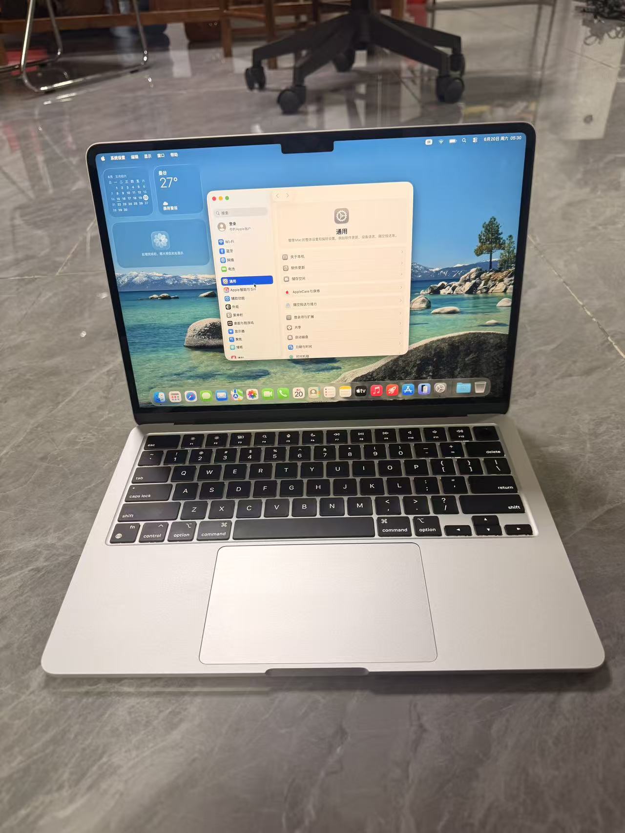 准新机苹果 Apple MacBook Air 13 2024 M3 24GB 512GB SSD 13.6英寸 轻薄商务办公笔记本电脑