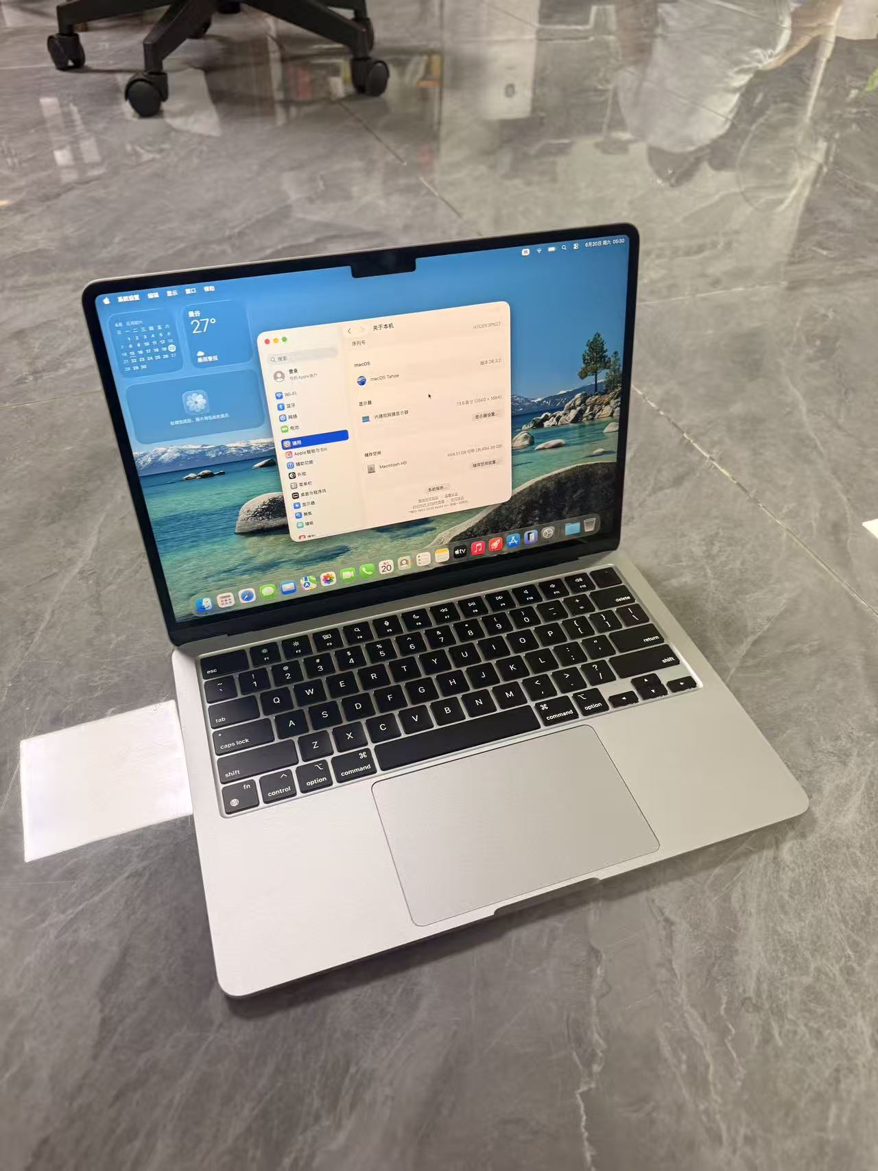 准新机苹果 Apple MacBook Air 13 2024 M3 24GB 512GB SSD 13.6英寸 轻薄商务办公笔记本电脑