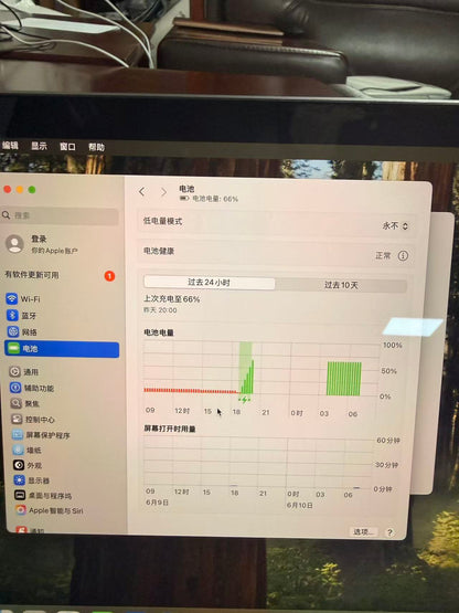 泰国二手苹果笔记本MacBook Apple MacBook Air M1 8GB 256GB SSD 13.3英寸 Retina 笔记本电脑 电池96%