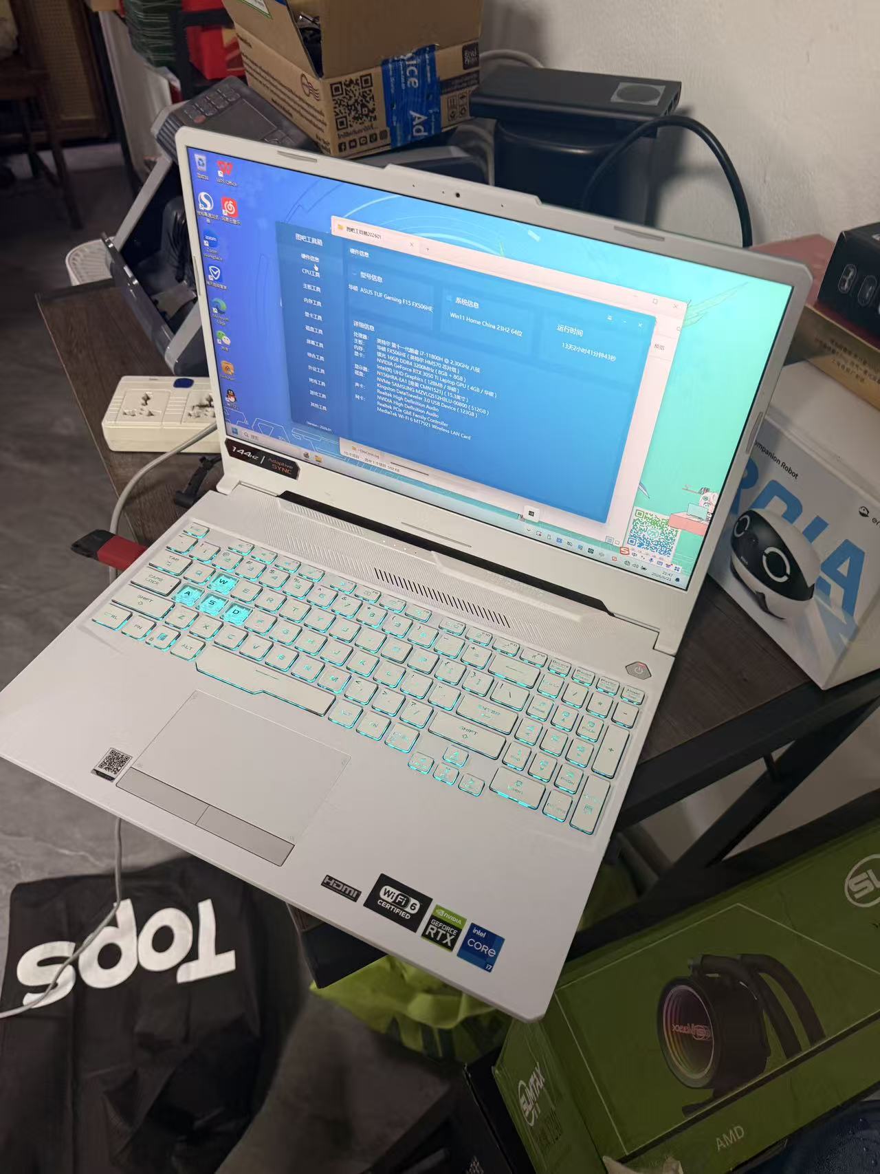 【准新机】ASUS TUF Gaming F15 FX506HE i7-11800H 16G RTX3050 144Hz 电竞游戏笔记本