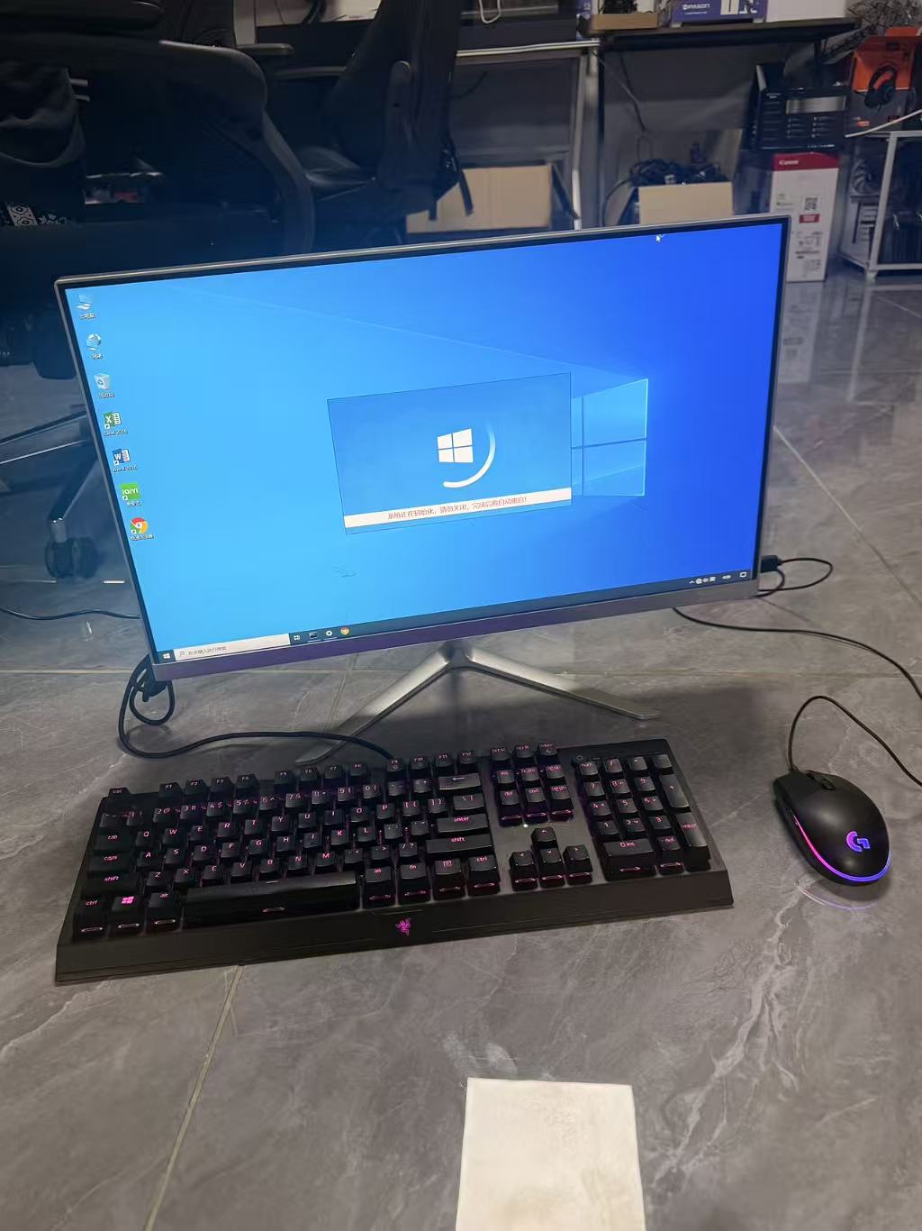 海兰一体机电脑 23.8英寸｜i5-7400｜16GB DDR4｜M.2 128GB SSD｜办公学习商务电脑｜二手准新机