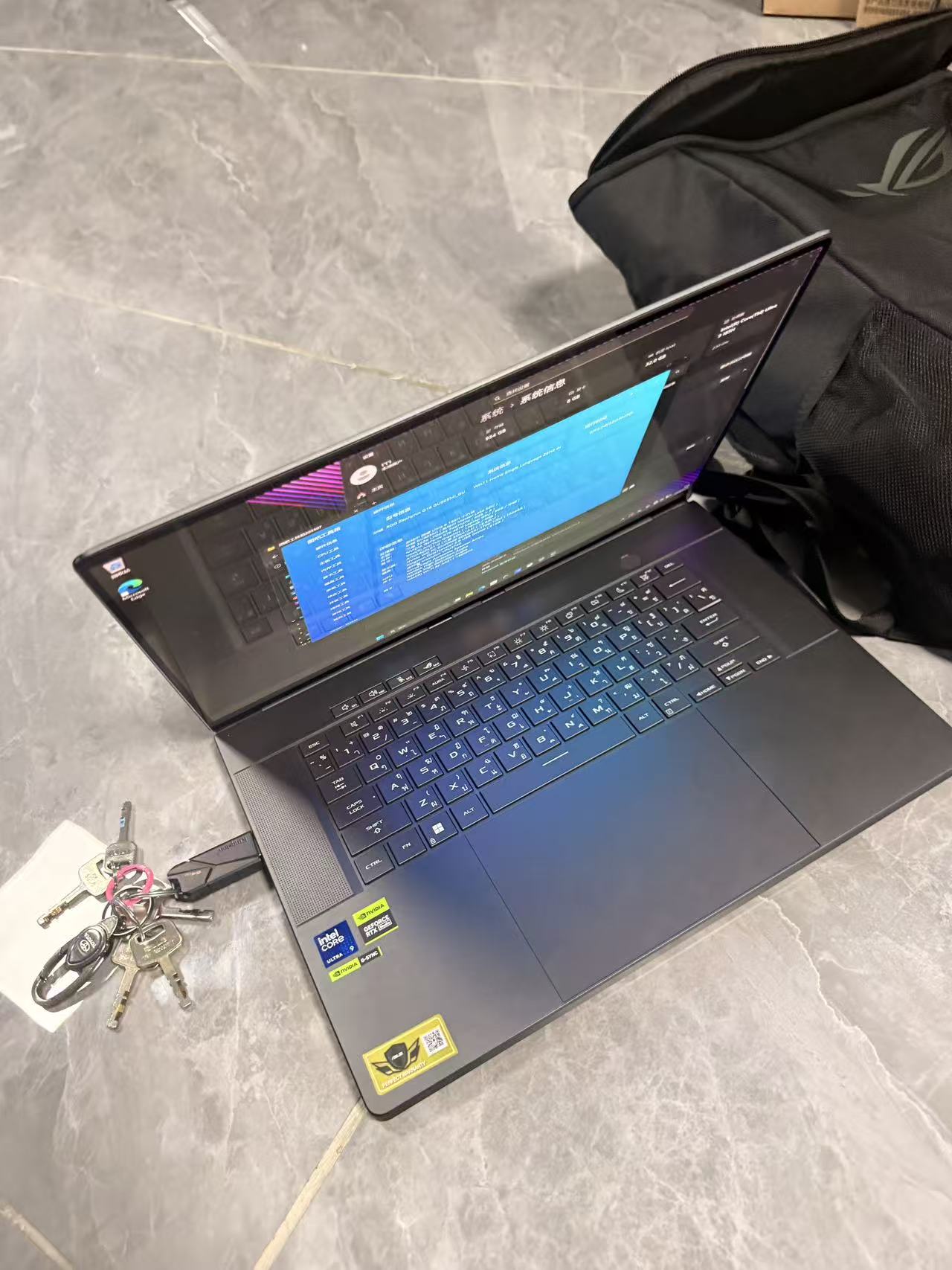 准新机 ASUS ROG Zephyrus G16 GU605MI｜Intel Core Ultra 9 185H｜RTX4070 8GB｜32GB LPDDR5X｜1TB SSD｜16英寸电竞设计师笔记本电脑