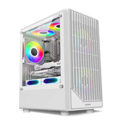 AOCZHTA 爆破手 MATX电竞电脑机箱 散热网孔面板 侧透玻璃 支持M-ATX/ITX主板 USB3.0 电竞DIY台式机机箱