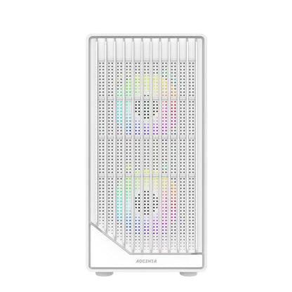 AOCZHTA 爆破手 MATX电竞电脑机箱 散热网孔面板 侧透玻璃 支持M-ATX/ITX主板 USB3.0 电竞DIY台式机机箱