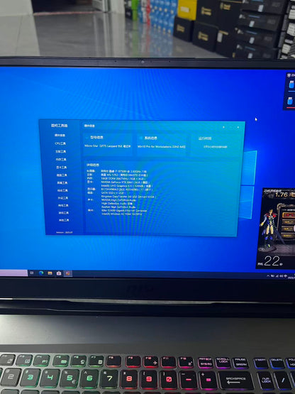 二手 微星笔记本 酷睿i7-9750H DDR4 16GB  512GB RTX2060笔记本 游戏本 电池有问题 要带电使用  泰国现货