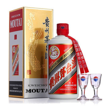 เหมาไถ (MOUTAI) ประเทศไทย Feitian 53% ABV ไป่จิ่วรสซอส 500มล. x 6 ขวด จำหน่ายแบบยกลังหรือเป็นลัง