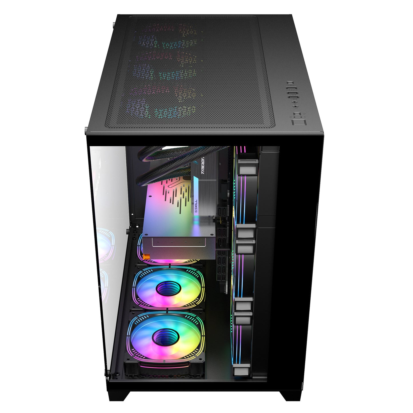 i7十二代 十二核i7-12700F DDR4 32G 1TB B760M RTX4060高端游戏电脑主机