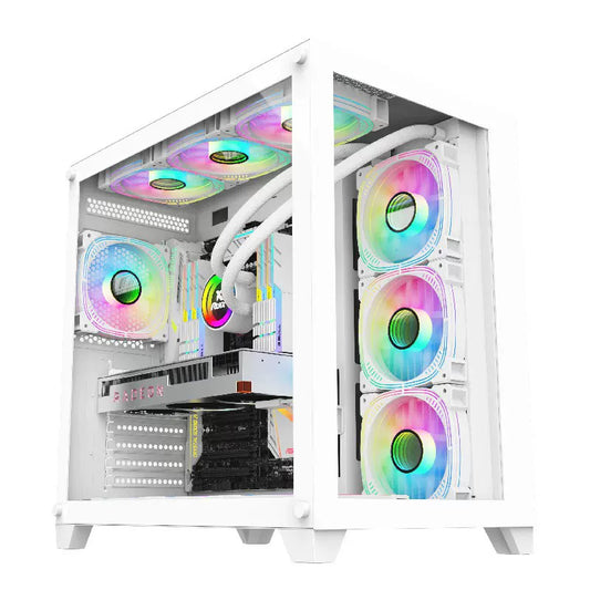 EVESKY海景房PRO电脑机箱台式主机箱atx X99双CPU电脑机箱
