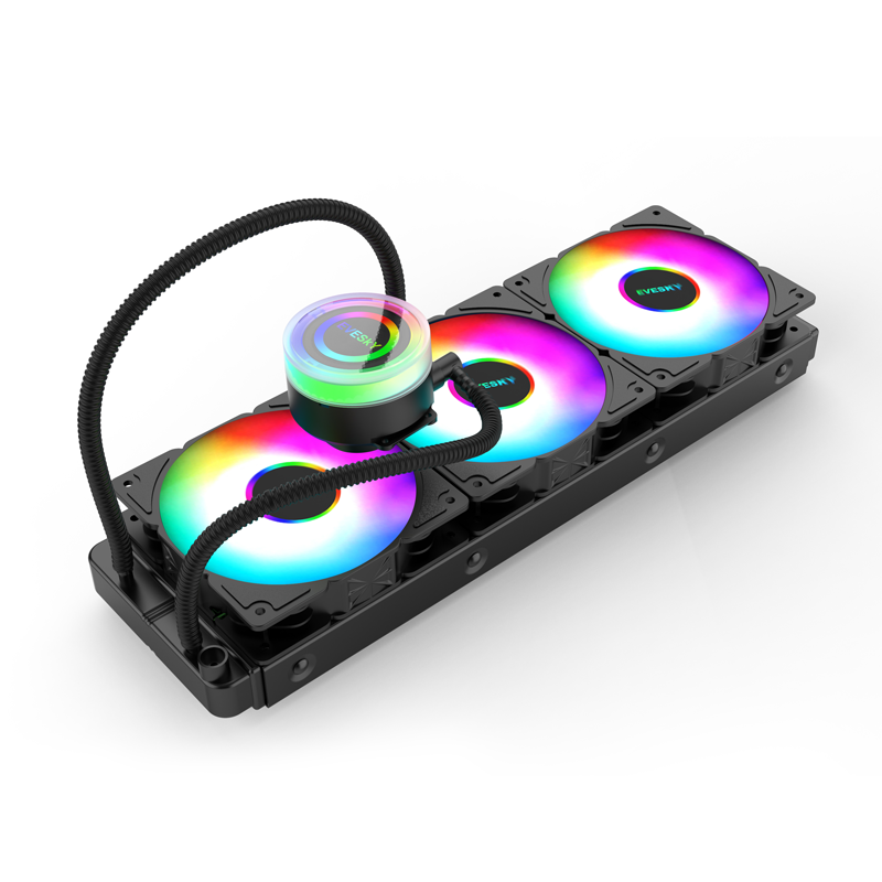 EVESKY ARGB Shenguang 360 all-in-one water cooling radiator set desktop computer CPU water cooling fan