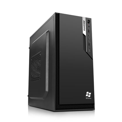 AOCZHTA 小斗士3 MATX商务办公电脑机箱 迷你小机箱 支持Micro-ATX/ITX主板 支持250mm显卡 家用办公DIY台式机机箱 黑色