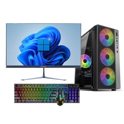 หน้าจอขนาด 25 นิ้ว Intel® Core™ i5-12400F หน่วยความจำ DDR4 ฮาร์ดดิสก์ 16GB กราฟิก M.2 512GB Core คอมพิวเตอร์สำนักงานระดับไฮเอนด์รุ่นที่ 12