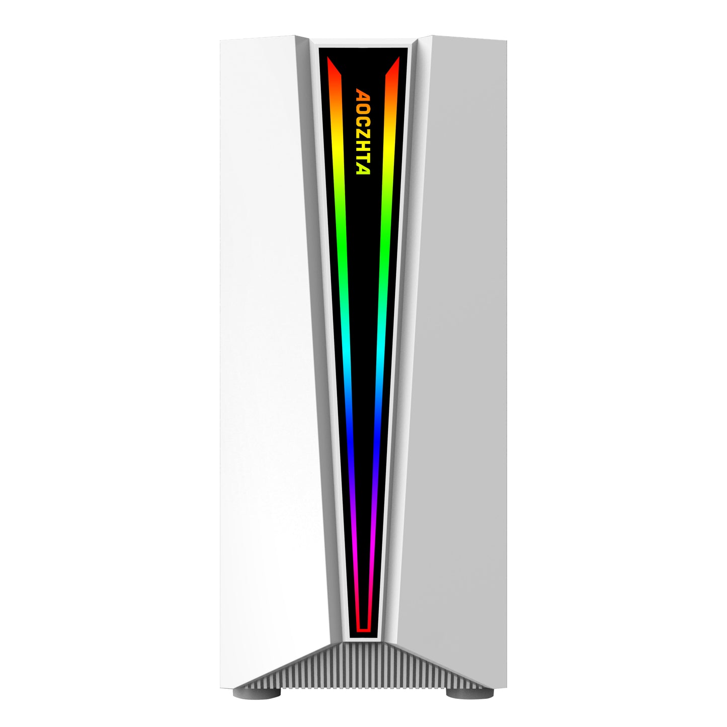 AOCZHTA 炫彩3号 ATX电竞电脑机箱 RGB灯效侧透机箱 支持ATX/Micro-ATX/ITX主板 USB3.0 支持310mm显卡 商务办公DIY游戏机箱 黑色