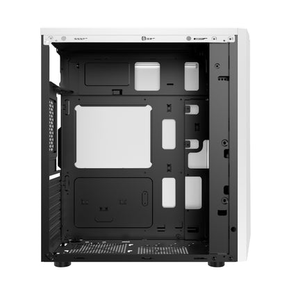 AOCZHTA 炫彩3号 ATX电竞电脑机箱 RGB灯效侧透机箱 支持ATX/Micro-ATX/ITX主板 USB3.0 支持310mm显卡 商务办公DIY游戏机箱 黑色