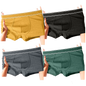 HELLO 4 แพ็ค 4 ชิ้นต่อแพ็ค กางเกงบ็อกเซอร์ชาย สีพื้น ขายส่ง