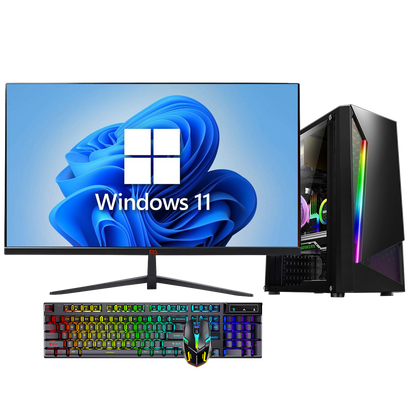 27英寸全套Intel® Core™ i5-12400F处理器DDR4 16GB M.2 512GB GTX1660S 6G独立显卡第12代台式电脑全套