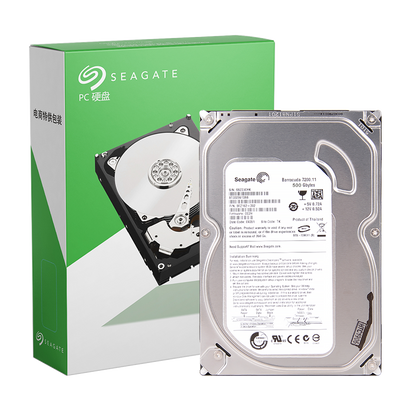 Seagate 500GB mechanical hard drive 7200 rpm 64MB brand new hard drive, sold with color box packaging