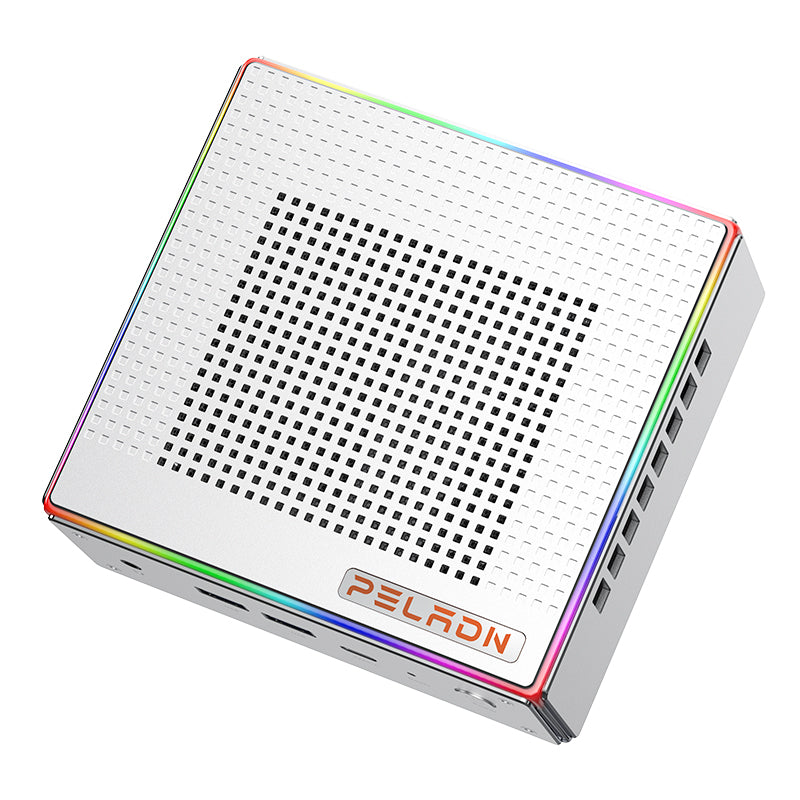 (Book 7 days to Thailand) Silver Wing HA-4 mini host built-in AMD7840HS processor, support Windows11/LINUX system wifi6 computer host mini computer host square box PC small computer host