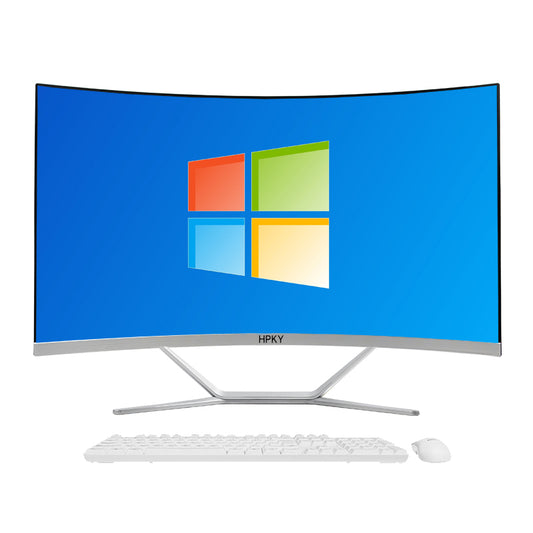 惠普科盈27英寸曲面屏 一体机电脑 i7-11800H  DDR4 16GB内存 M.2 512GB固态硬盘 核显 高端办公一体机电脑