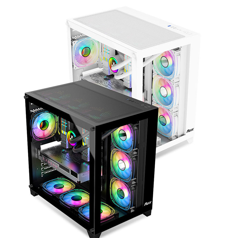 EVESKY海景房PRO电脑机箱台式主机箱atx X99双CPU电脑机箱