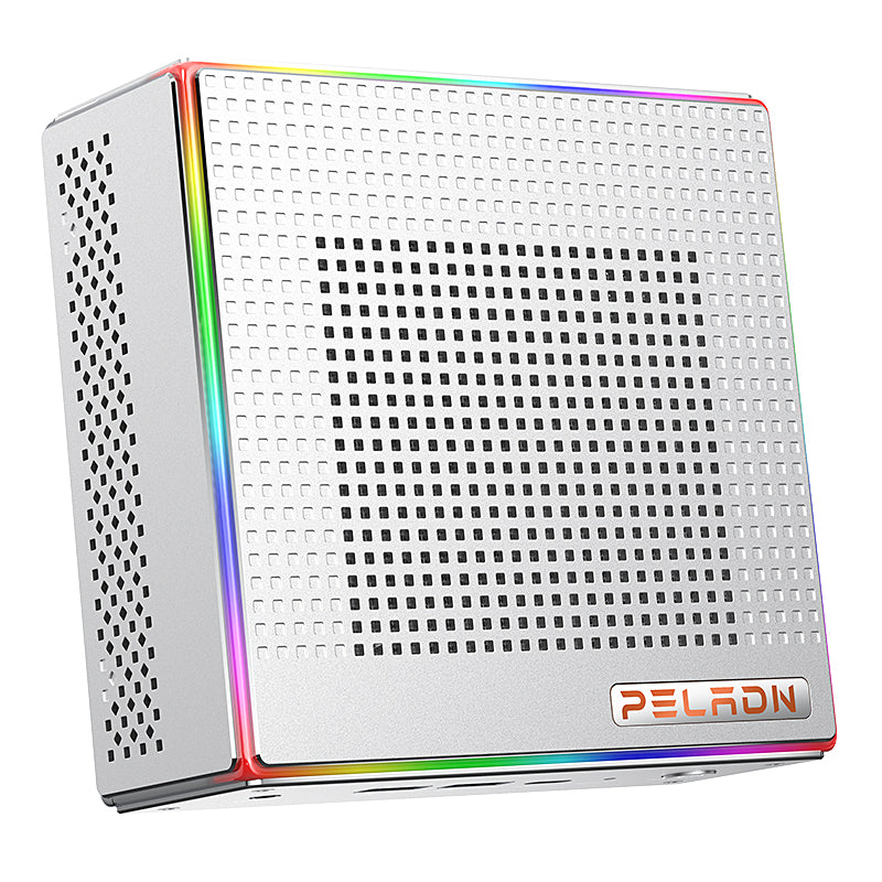 (Book 7 days to Thailand) Silver Wing HA-4 mini host built-in AMD7840HS processor, support Windows11/LINUX system wifi6 computer host mini computer host square box PC small computer host