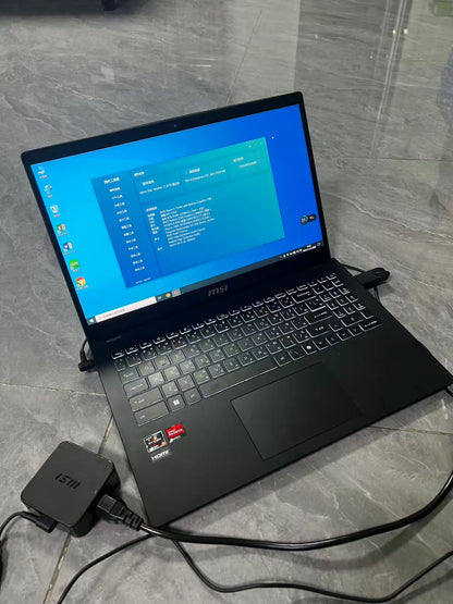 二手微星笔记本电脑Ryzen 5 7530U 8GB DDR4 M.2 512GB固态硬盘 笔记本电脑 泰国现货