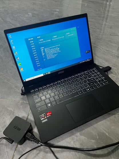 二手微星笔记本电脑Ryzen 5 7530U 8GB DDR4 M.2 512GB固态硬盘 笔记本电脑 泰国现货