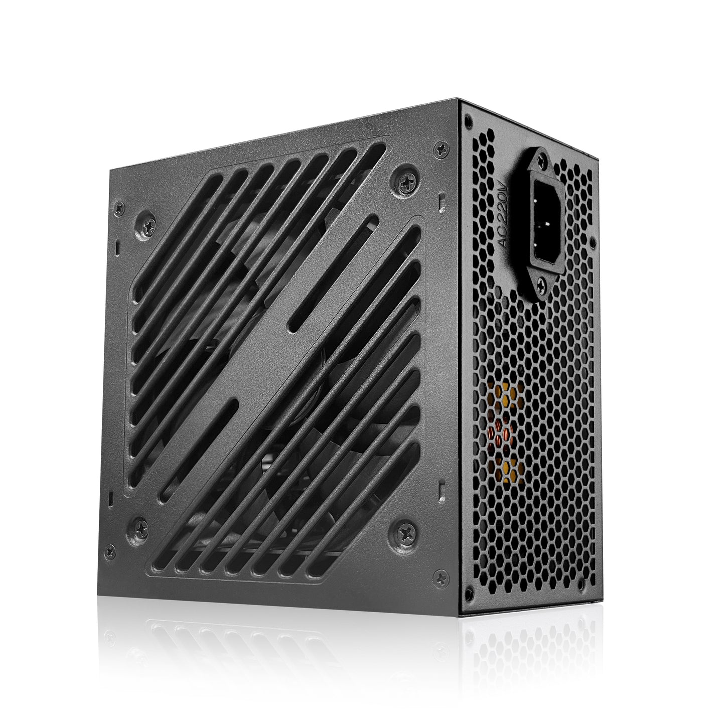 AOCZHTA 战神830 台式电脑电源 额定600W ATX电源 12CM静音风扇 双6+2Pin显卡供电 双CPU供电 背线设计 支持Intel/AMD 游戏电脑电源