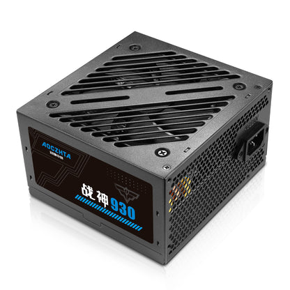 AOCZHTA 战神930 台式电脑电源 额定750W 主动式PFC 双CPU供电 双6+2Pin显卡接口 12CM静音风扇 ATX游戏电源 支持Intel AMD