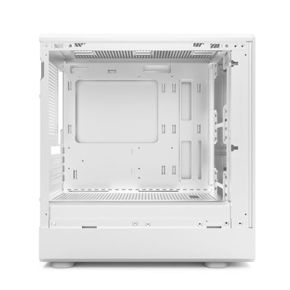 AOCZHTA 高品GJ-3 MATX电竞电脑机箱 铁网散热侧透机箱 支持M-ATX/ITX主板 支持240/280水冷 USB3.0 DIY游戏机箱 白色