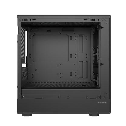 AOCZHTA 高品GJ-5 MATX电竞电脑机箱 铁网散热侧透机箱 支持M-ATX/ITX主板 支持240/280水冷 USB3.0 DIY游戏机箱 黑色