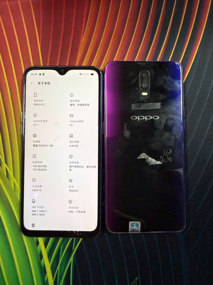 OPPO R17   8G 128GB手机  工作手机 泰国现货 一共有3支