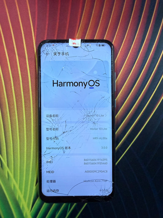Honor 10 Lite 4G 64G屏幕已经破了 1支