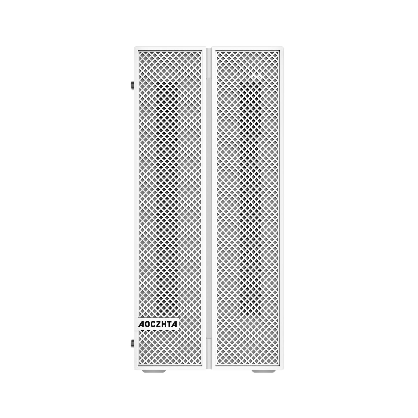 AOCZHTA 炫彩K2 MATX电竞电脑机箱 铁网散热侧透机箱 支持Micro-ATX/ITX主板 支持250mm显卡 商务办公DIY游戏机箱 黑色
