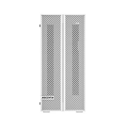 AOCZHTA 炫彩K2 MATX电竞电脑机箱 铁网散热侧透机箱 支持Micro-ATX/ITX主板 支持250mm显卡 商务办公DIY游戏机箱 黑色