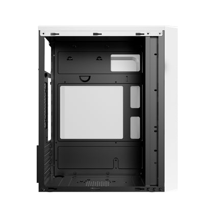 AOCZHTA 炫彩K2 MATX电竞电脑机箱 铁网散热侧透机箱 支持Micro-ATX/ITX主板 支持250mm显卡 商务办公DIY游戏机箱 黑色