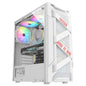 EVESKY Titan Pro computer case desktop full side transparent game water cooling ATX large board back line case 