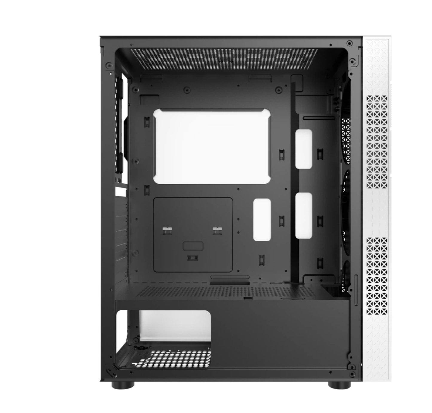 AOCZHTA 炫彩1号 ATX电竞电脑机箱 光效面板侧透机箱 支持ATX/Micro-ATX/ITX主板 USB3.0 支持310mm显卡 DIY游戏机箱 黑色